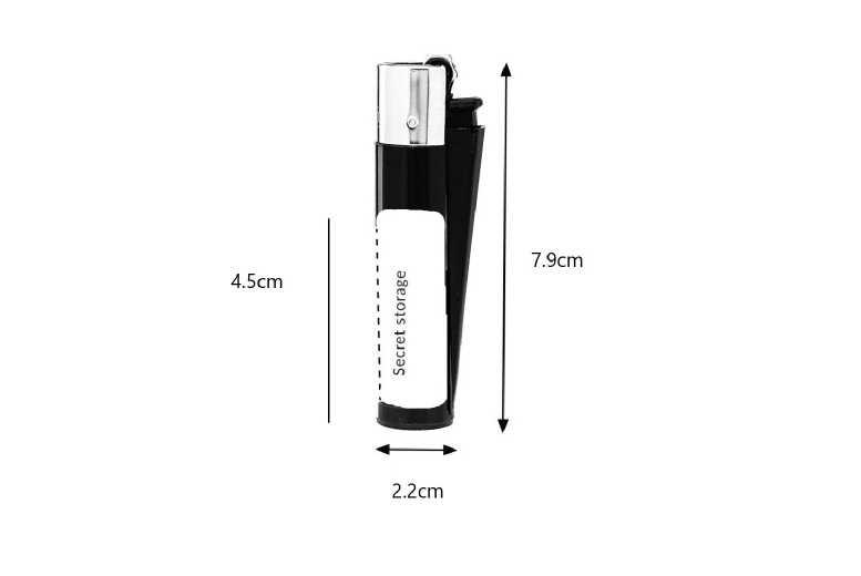 Secret Stash Lighter - Inconspicuous Christmas Gift For Him Or Her, Stocking Filler, Emergency Cash Holder
