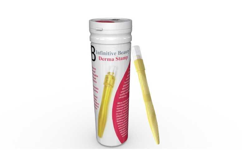 Titanium Microneedle Derma Stamp - Collagen Boosting, Anti-Ageing Tool For All Skin Types