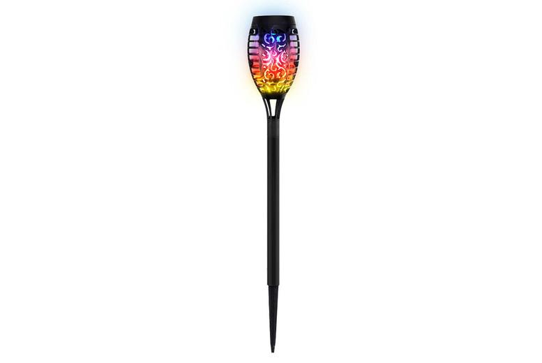 Solar Led Path Lights - Flickering Flame, Waterproof Outdoor Torch, Ip65