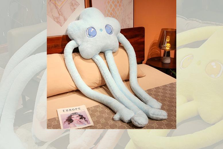 Star Plush Long Legged Pillow In 2 Sizes And 3 Colours