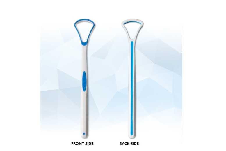 Manual Tongue Scraper For Fresh Breath & Oral Hygiene - Narrow Head, Compact Size