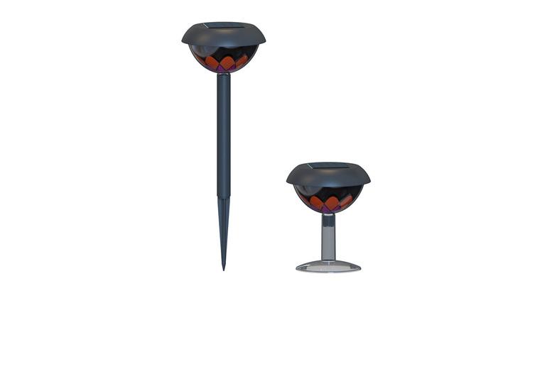 Solar Led Flower Projection Path & Wall Lights - Waterproof Outdoor Garden Lighting