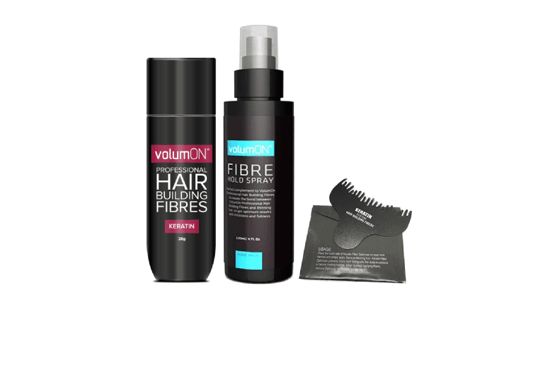 Volumon Keratin Hair Fibre Kit For Thicker, Fuller Hair - For All Hair Types