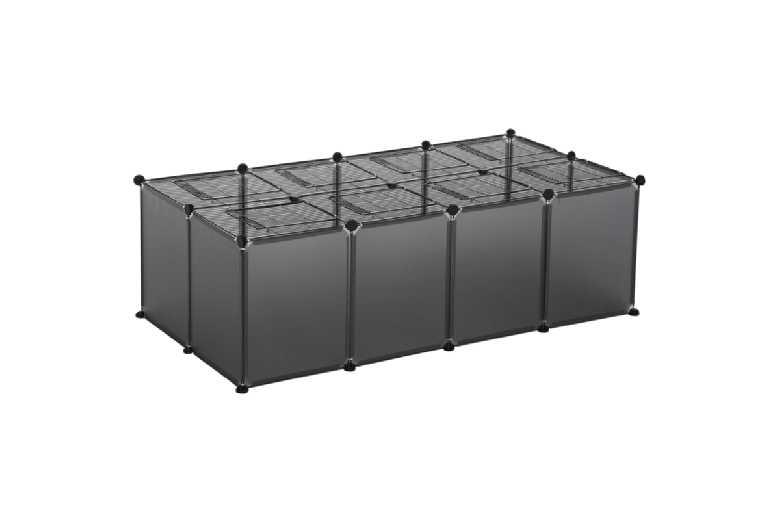 Dynamic Diy Small Pet Playpen Cage With Door - Modular, Portable & Expandable For Guinea Pigs, Chinchillas & Hamsters
