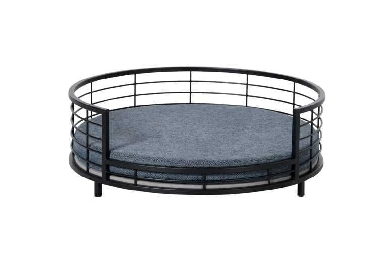 Luxury Raised Orthopaedic Dog Bed For Small Breeds - Steel Frame & Washable Cushion