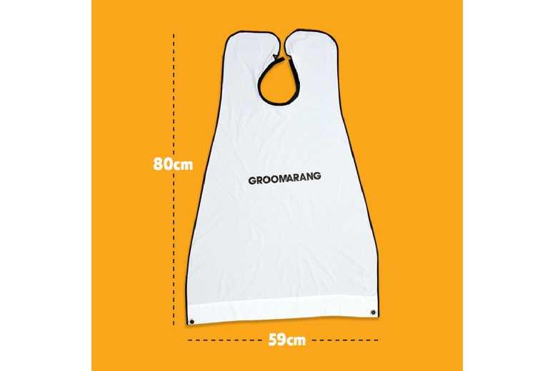 Men'S Ultimate Beard Shaving Cape - Mess-Free Grooming Kit, Large Nylon, Machine Washable
