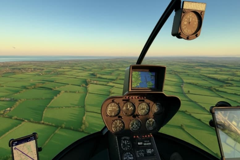 Price Drop! 15-Mile Helicopter Flight Experience For Up To 3 At Challenger Helicopters, Dromore - Optional Mourne Mountains Upgrade