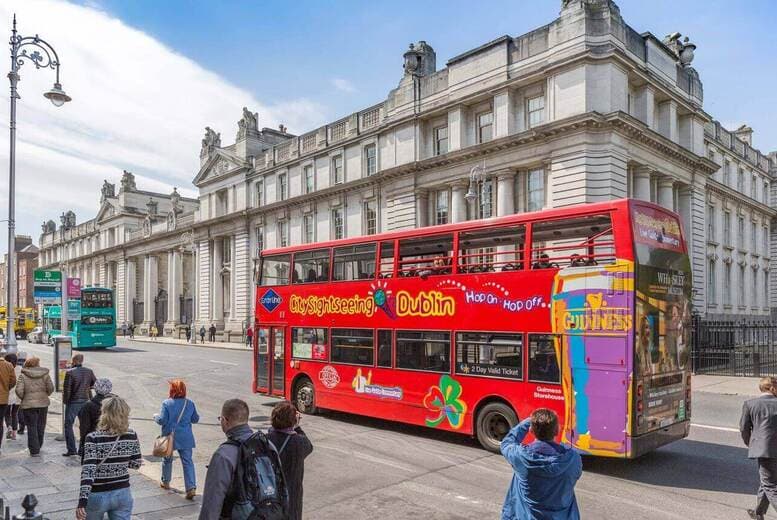 Dublin Citysightseeing Hop-On Hop-Off Open-Top Bus Daily Tour Ticket
