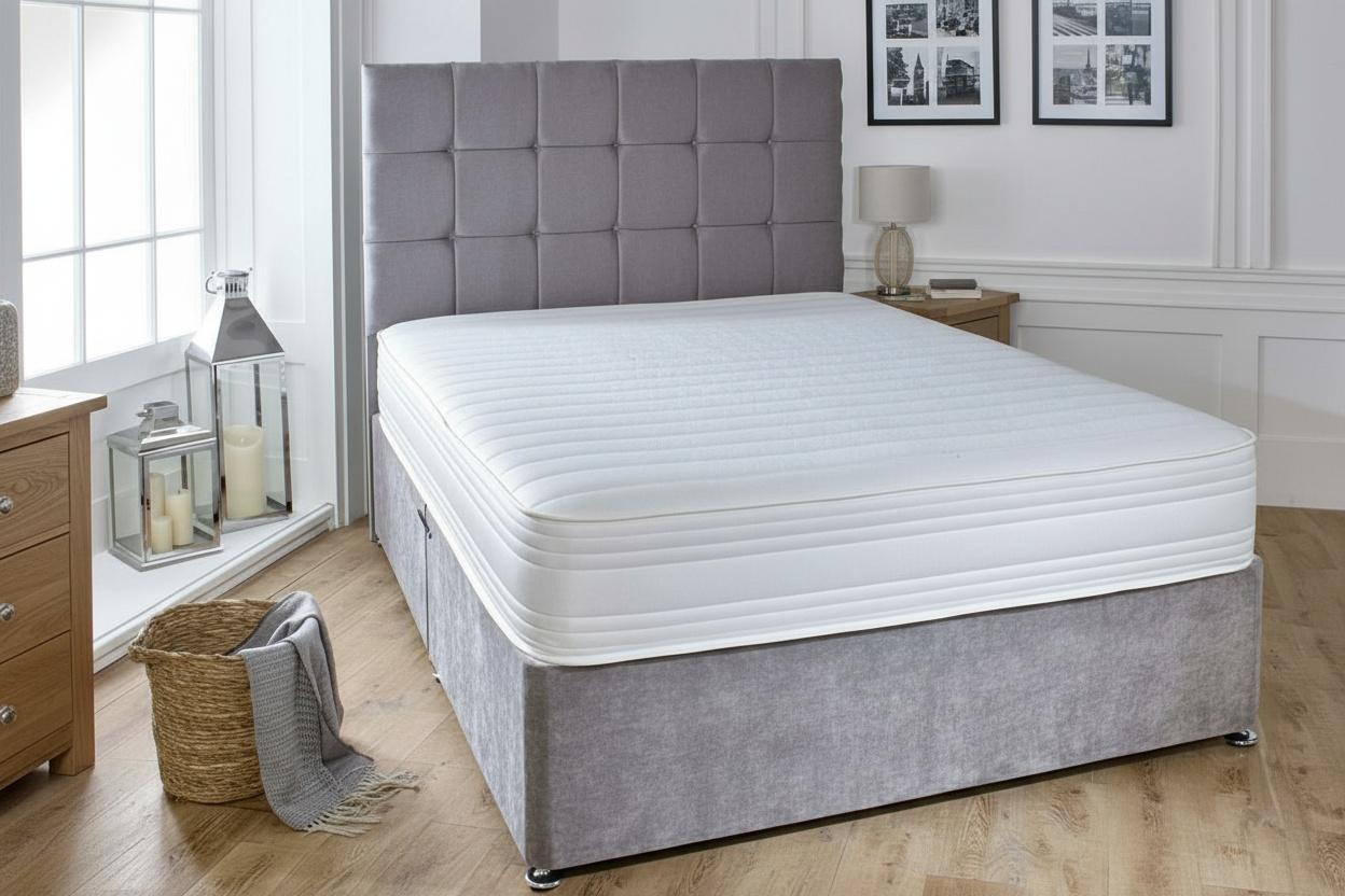 Extra Deep Hybrid Memory Sprung Mattress - Pressure Relief & Support In 4 Sizes