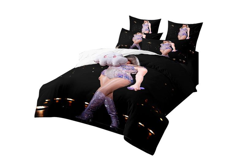 Taylor Swift  Kids' Bedding Set - Soft Synthetic, Machine Washable, 4 Sizes, 10 Modern Designs