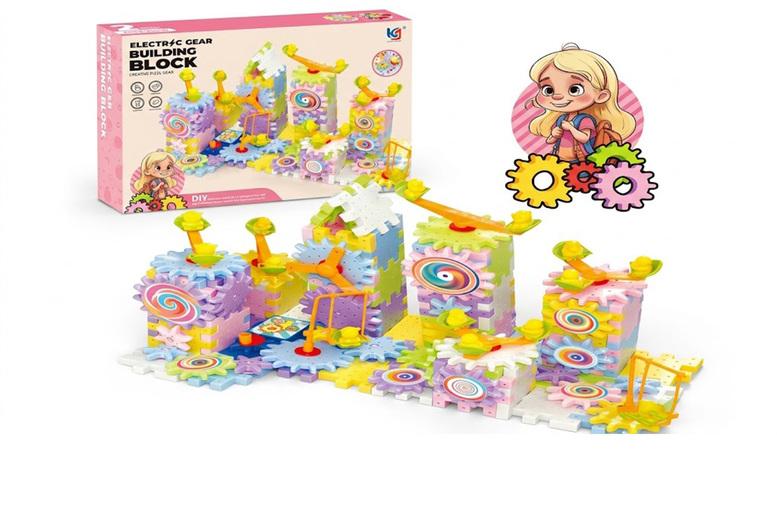 Electric Gear Building Blocks Toy Set For Kids - 3 Options