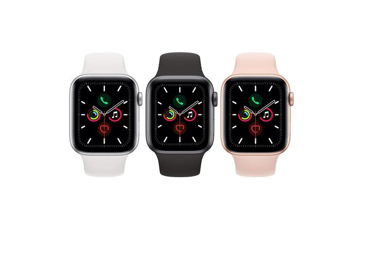Apple Watch Series 5 Smart Watch Fitness Tracker - Always-On Retina Display, Ecg, Heart Rate Monitor, Gps, Waterproof, Wearable Tech (Refurbished) | W