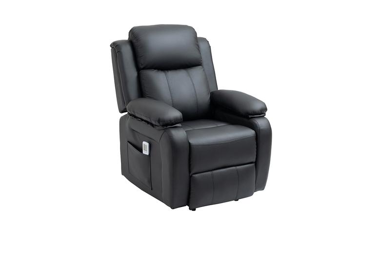Price Drop! Black Power Lift Recliner With Massage & Remote Control