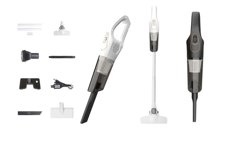 Cordless High-Power Handheld Vacuum Cleaner - Lightweight, Usb Rechargeable, Wet & Dry, Visual Dust Bucket, 2-In-1 Or 3-In-1, Black Or White