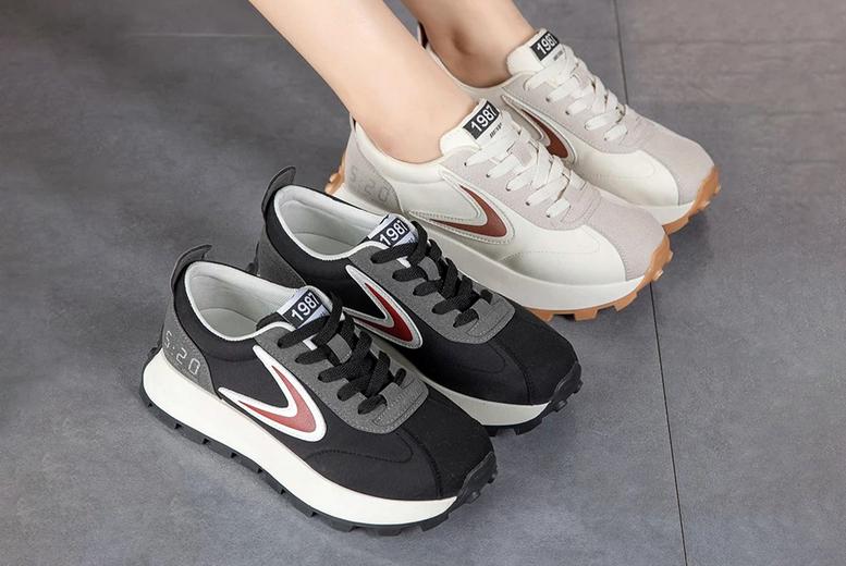 PRICE DROP! Designer  Women's Retro Sneakers: Breathable and Stylish