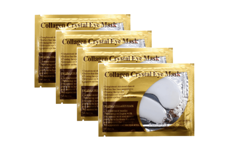 Revitalising Hyaluronic Collagen Under Eye Masks - Hydrating Gel Formula, Anti-Ageing, Brightening