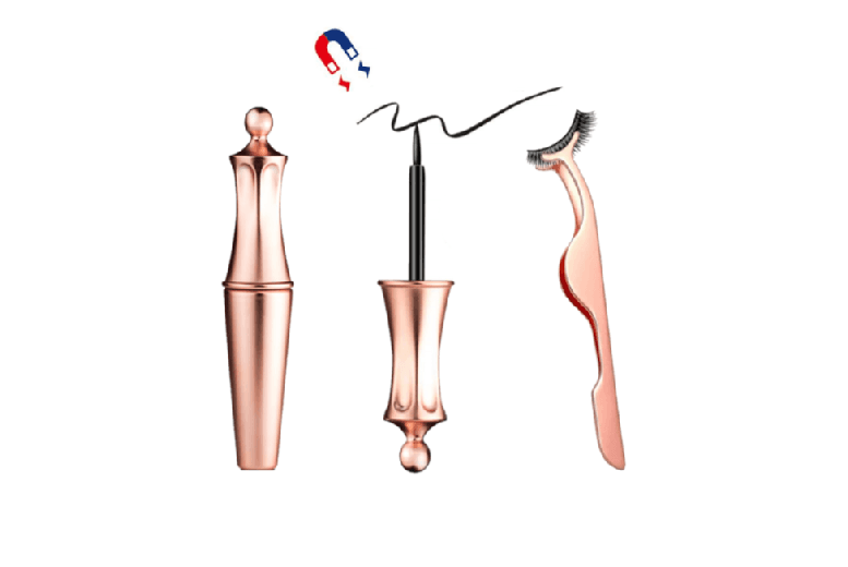 Magnetic Liquid Eyeliner & Long Magnetic Lash Kit - Glue-Free, Lightweight, Reusable