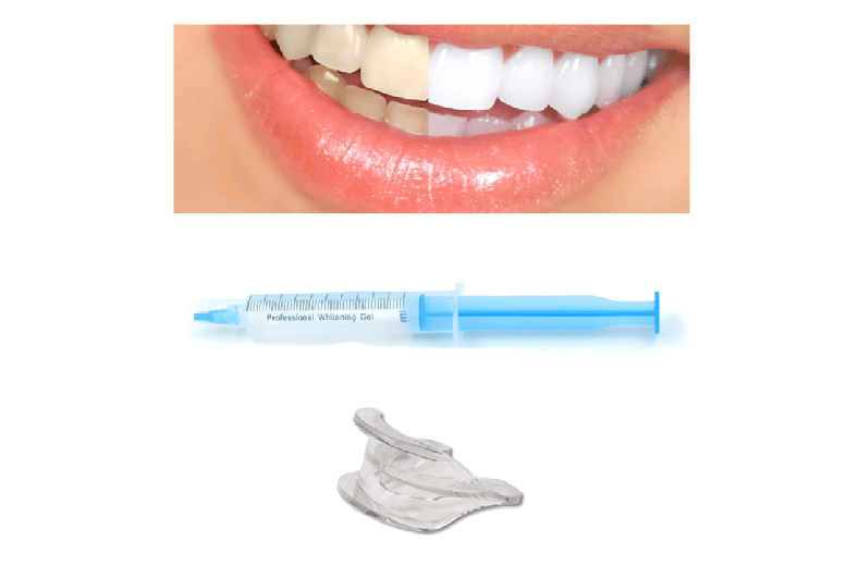 Whitening Teeth Kit For Sensitive Teeth - Non-Peroxide Gel, Safe Oral Care, Travel-Friendly