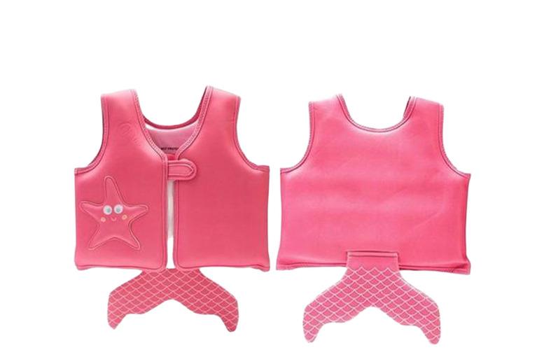 Cartoon-Themed Kids' Swimming Jacket - Multiple Options!