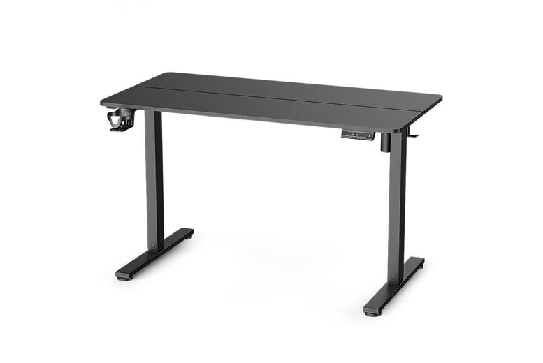 Height-Adjustable Black Electric Standing Desk