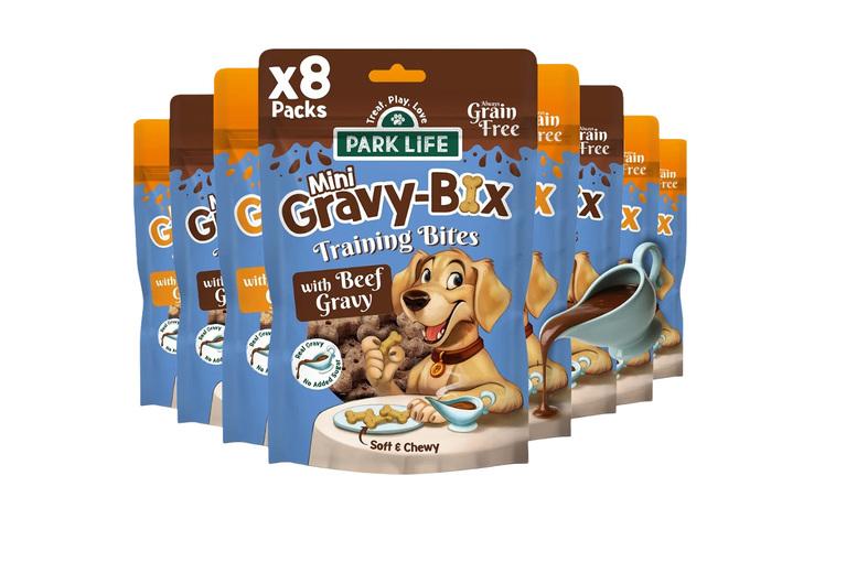 Price Drop! Gravy-Bix Training Treat Bundle 8-Pack Soft Dog Biscuits