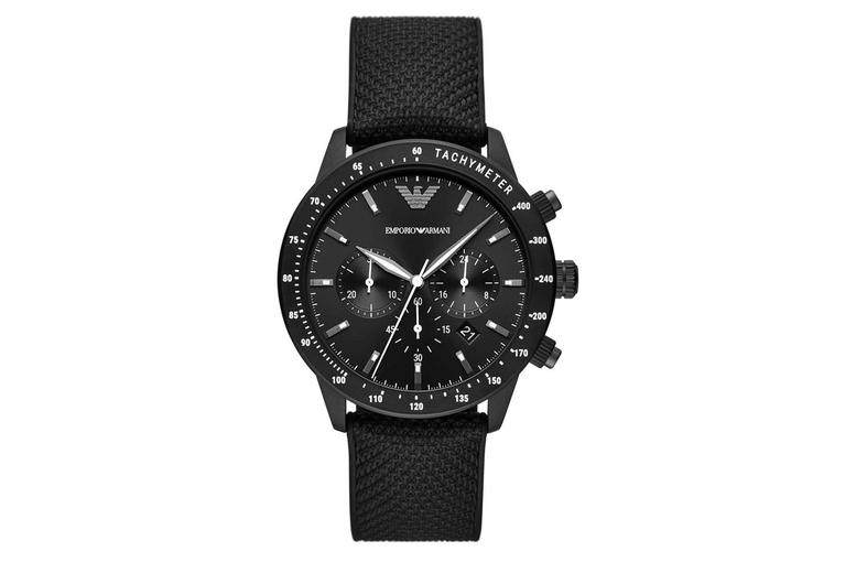 Emporio Armani Ar11453 Black Chronograph, 43Mm Stainless Steel Watch