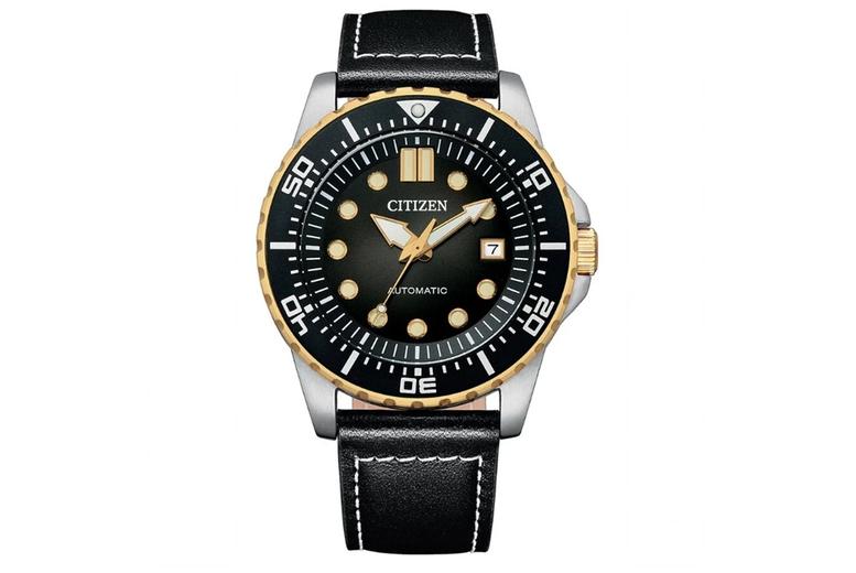 Citizen Nj0176-10E Automatic Watch With Leather Strap