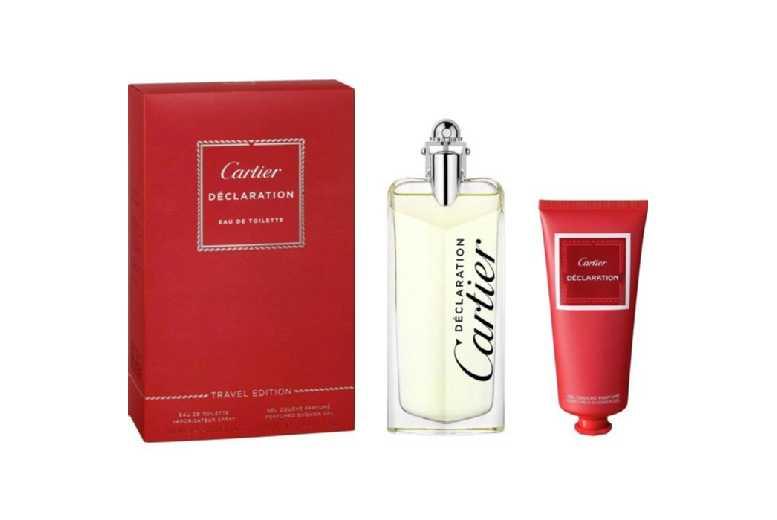 Cartier Declaration Eau De Toilette Gift Set For Men - Woody Spicy Fragrance, 100Ml Edt + 100Ml Shower Gel, Luxury Aftershave
