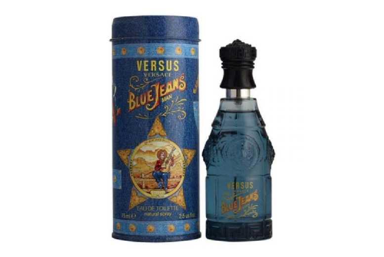 Versace Blue Jeans Eau De Toilette For Men - Woody Floral Scent, 75Ml, Designer Fragrance