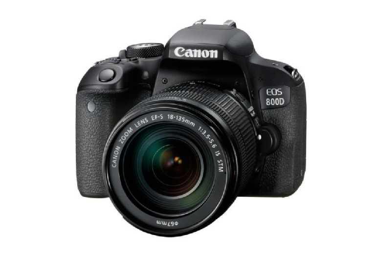 Canon Eos 800D Dslr Camera Kit With 18-135Mm Lens And 3-Year Warranty