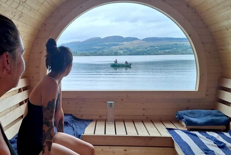 Lake Of Menteith Luxury Lakeside Log Cabin Stay For Up To 4 - Up To 4 Nights With Early Check-In, Sauna Access & Late Checkout At Lochend Chalets | Wo