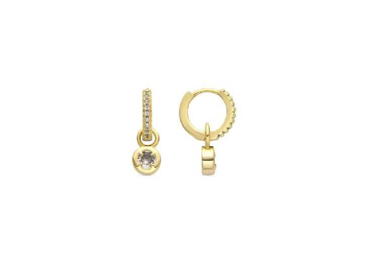 Luxenter Yacoss 18K Gold Finish Stud Earrings - Elegant Yellow Gold Hypoallergenic Jewellery