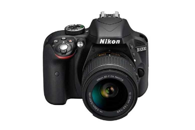 Nikon D3300 Dslr Camera With 18-55Vr Lens Kit, Black