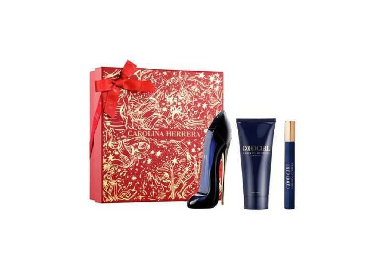 Good Girl Eau De Parfum Oriental Floral Gift Set For Women - 80Ml Edp, 100Ml Body Lotion & 10Ml Mini | Signature Almond, Coffee & Jasmine Scent | Luxu