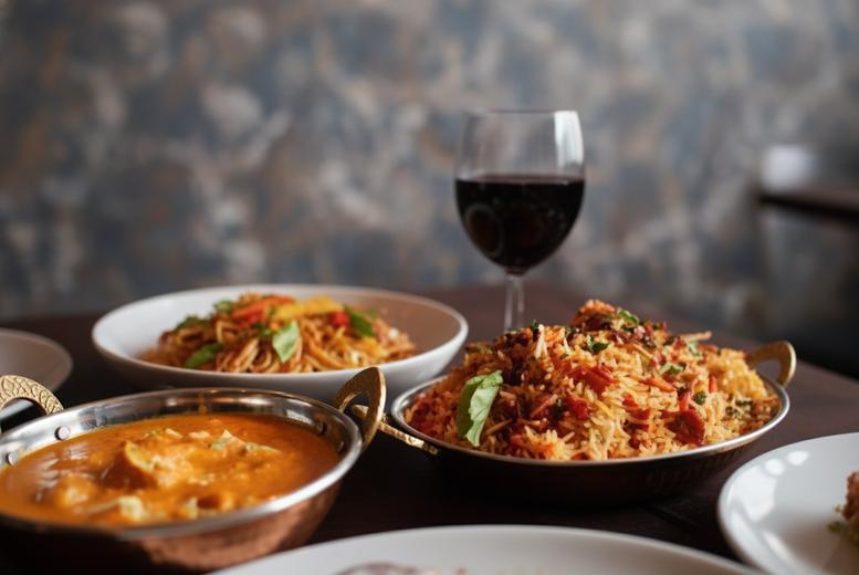 Indian Main Course, Rice Or Naan, And Wine For Two - Dublin