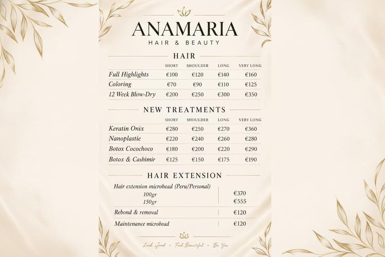 Brazilian Blow Dry From Anna Maria Beauty & Styling, Dublin