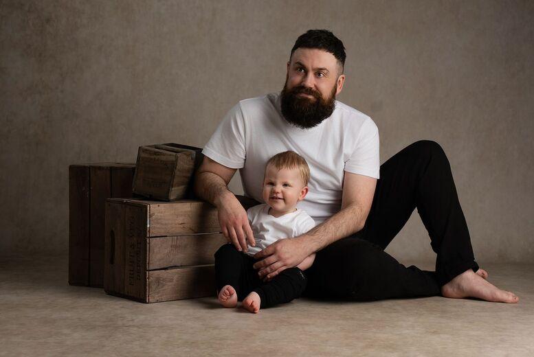 Father & Child Photoshoot Experience With Portrait Print Included